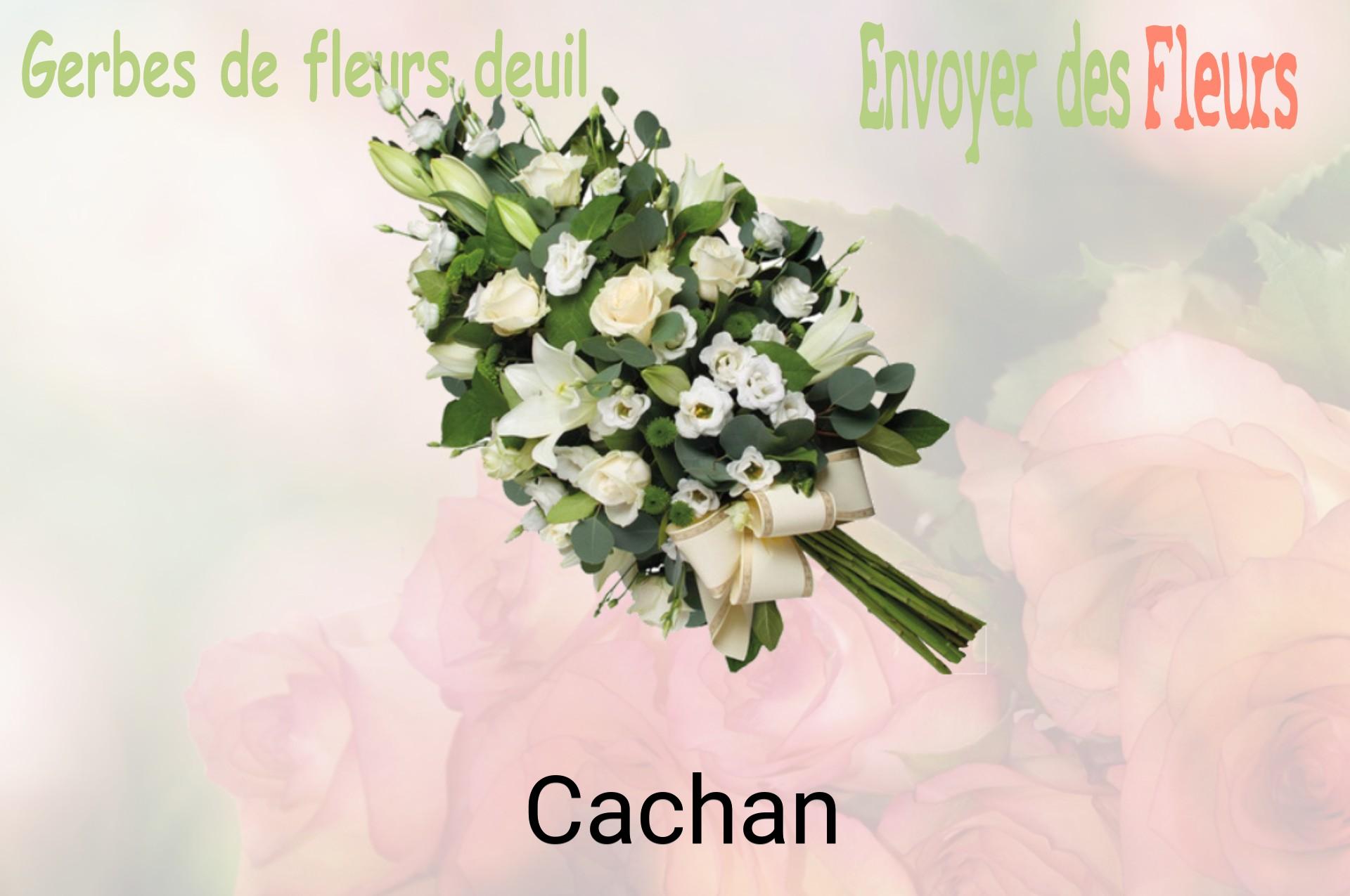 Gerbe de fleurs de deuil livrée à Cachan